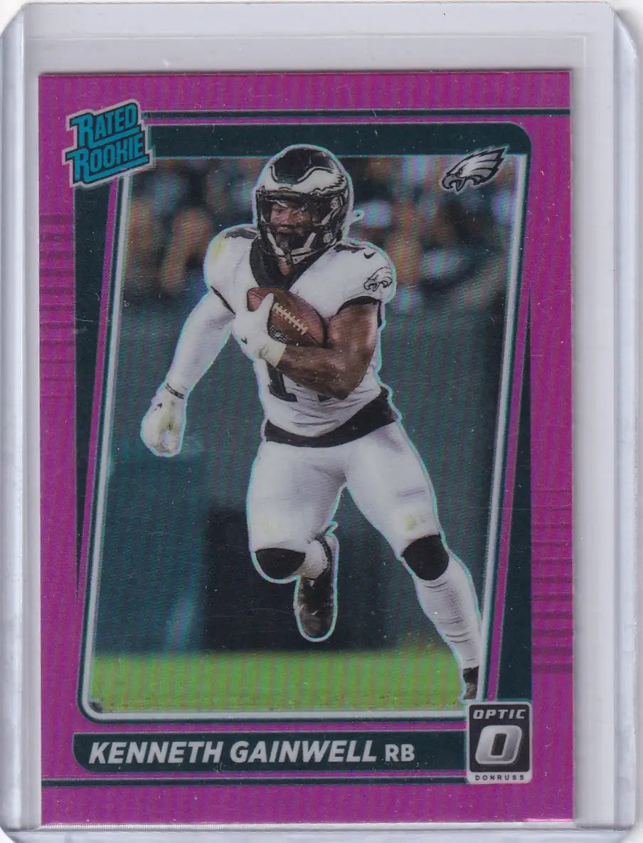 2021 Panini Donruss Optic Pink #239 Kenneth Gainwell - Eagles
