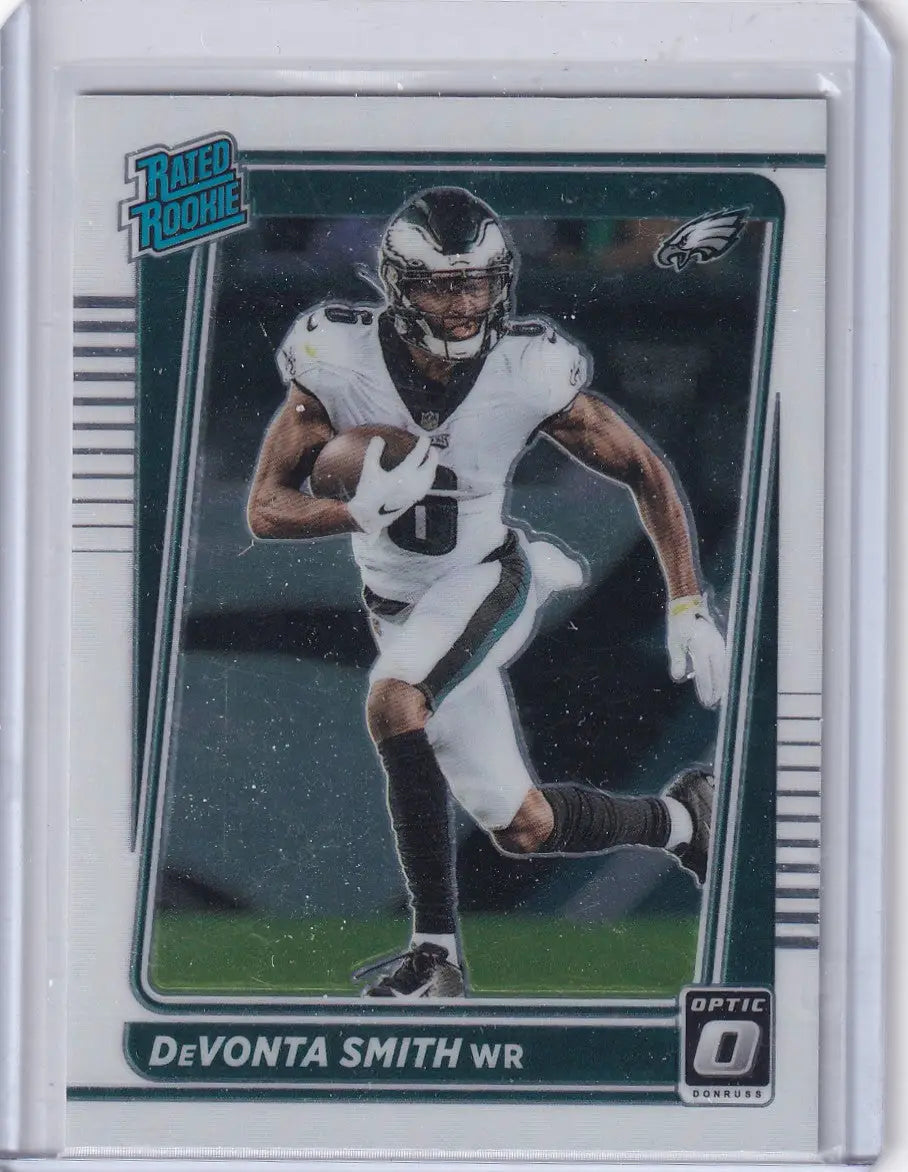 2021 Panini Donruss Optic Rated Rookie #205 Devonta Smith - Philadelphia Eagles