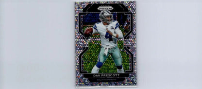 Dak Prescott trading card from 2021 Panini Prizm #242 No Huddle collection