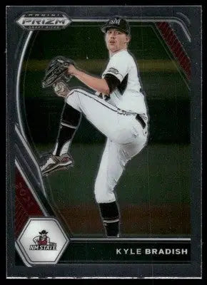 Baseball trading card of Kyle Bradish from 2021 Panini Prizm Draft Picks collection