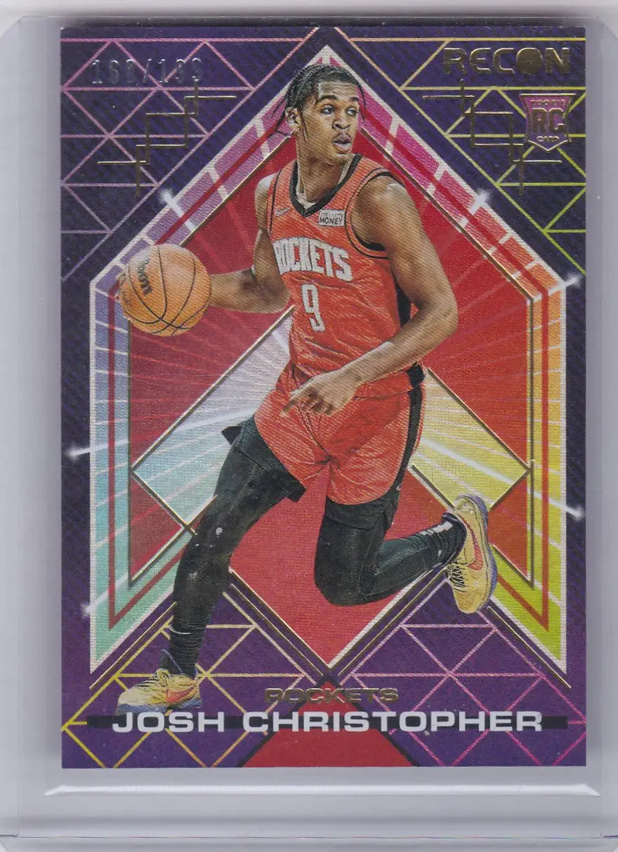 2021 PANINI RECON #223 JOSH CHRISTOPHER 160/199- HOUSTON ROCKETS