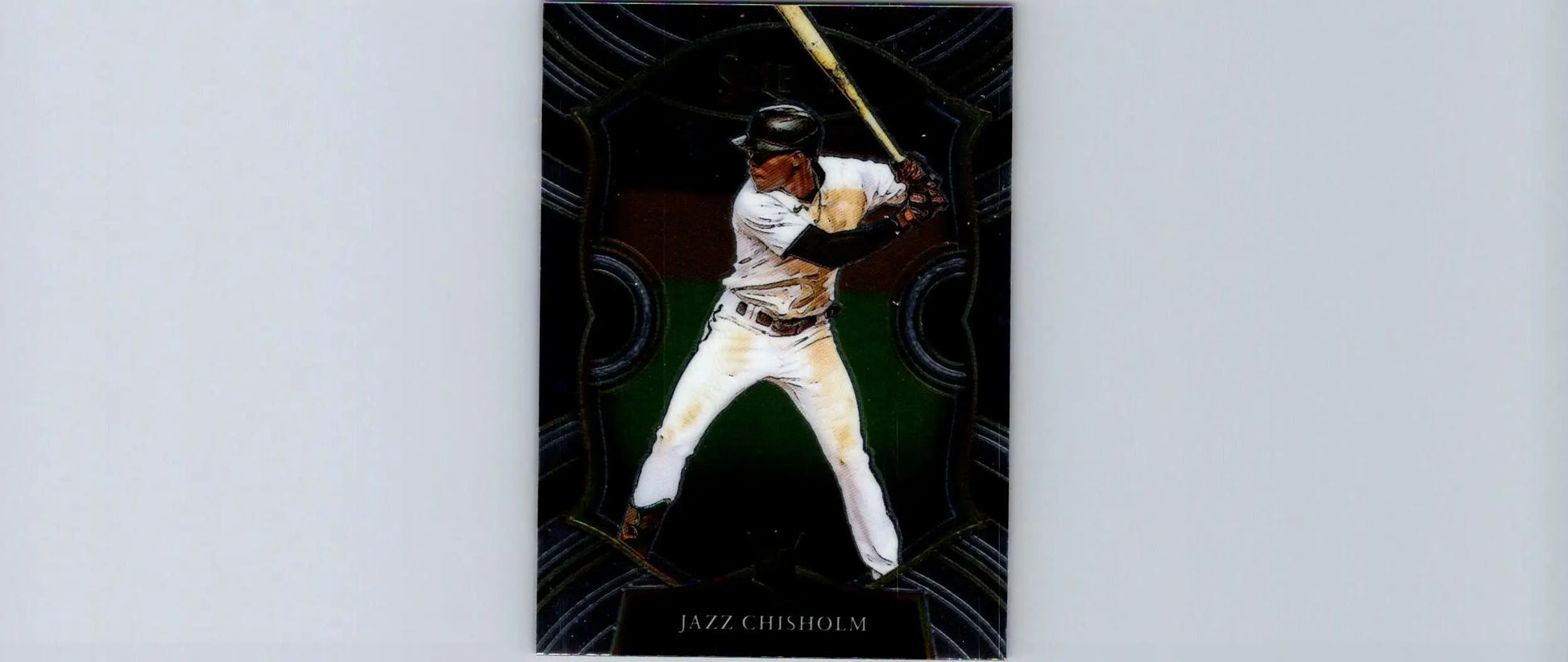 Jazz Chisholm baseball card from 2021 Panini Select trading cards collection
