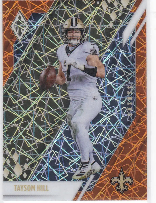 2021 Phoenix #63 Taysom Hill Orange Laser 46/99 New Orleans Saints