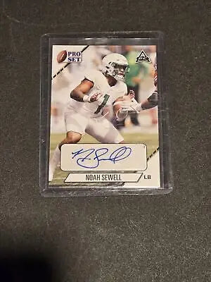 Noah Sewell autographed football card from 2021 Pro Set College Football collection