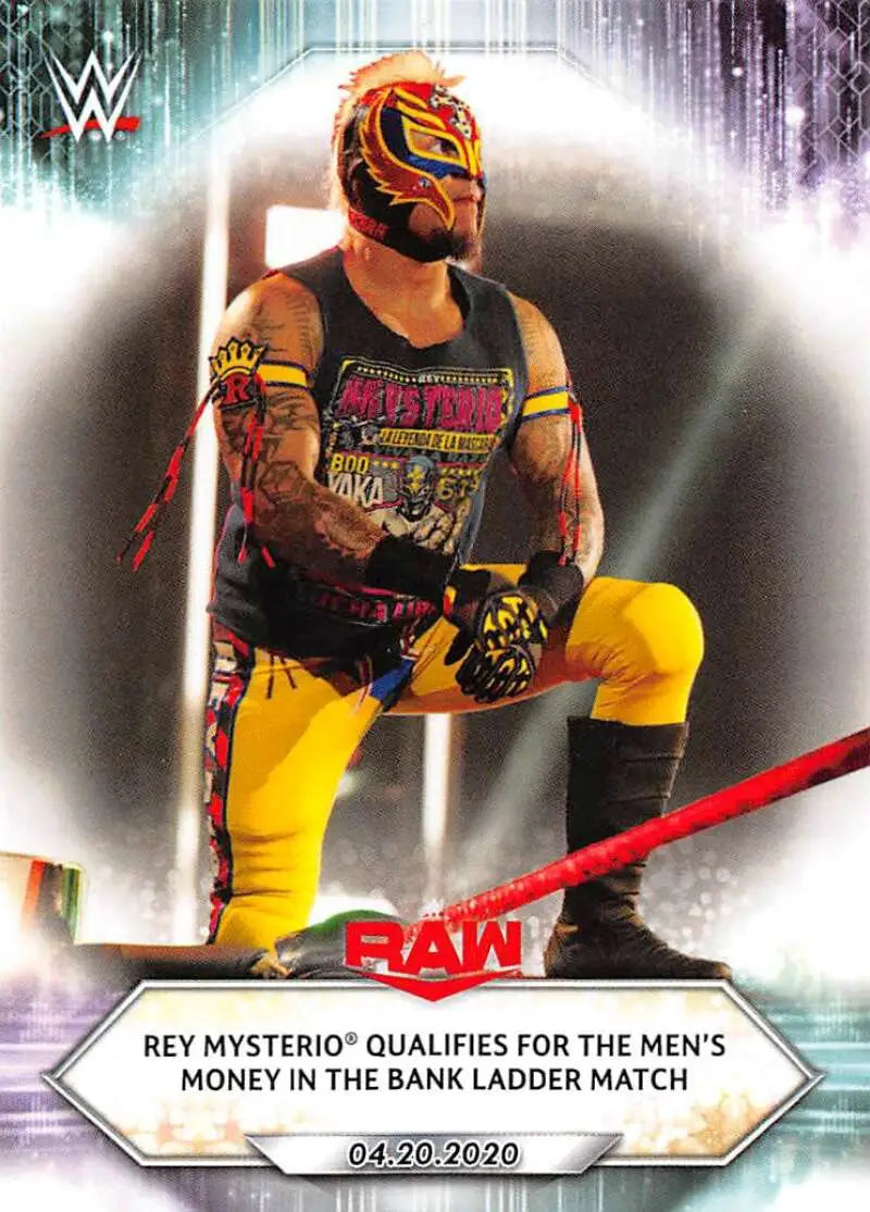 2021 Topps #59 Rey Mysterio NM-MT Wrestling Card