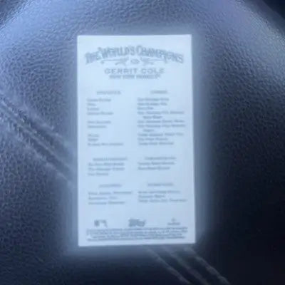 2021 Topps Allen Ginter Gerrit Cole Black Border Mini SP trading card