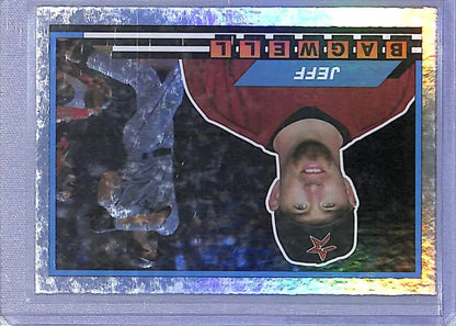 Jeff Bagwell baseball card from 2021 Topps Archives 1989 Topps Big Foil series