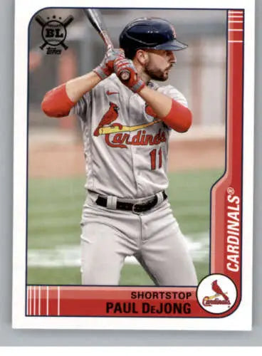 2021 Topps Big League #51 Paul DeJong NM-MT baseball card with original gloss finish