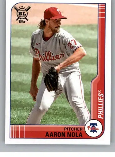 2021 Topps Big League Aaron Nola Phillies baseball card NM-MT product image