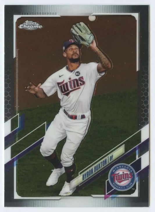 Byron Buxton 2021 Topps Chrome #139 Minnesota Twins Baseball Card NM-MT