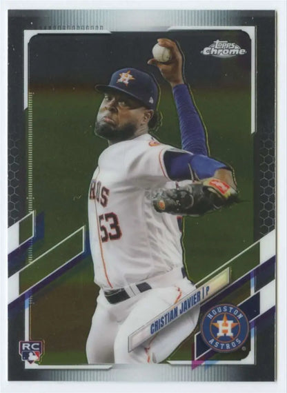 Cristian Javier 2021 Topps Chrome #92 NM-MT RC Rookie Houston Astros Baseball Card
