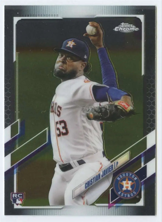Cristian Javier 2021 Topps Chrome #92 NM-MT RC Rookie Houston Astros Baseball Card