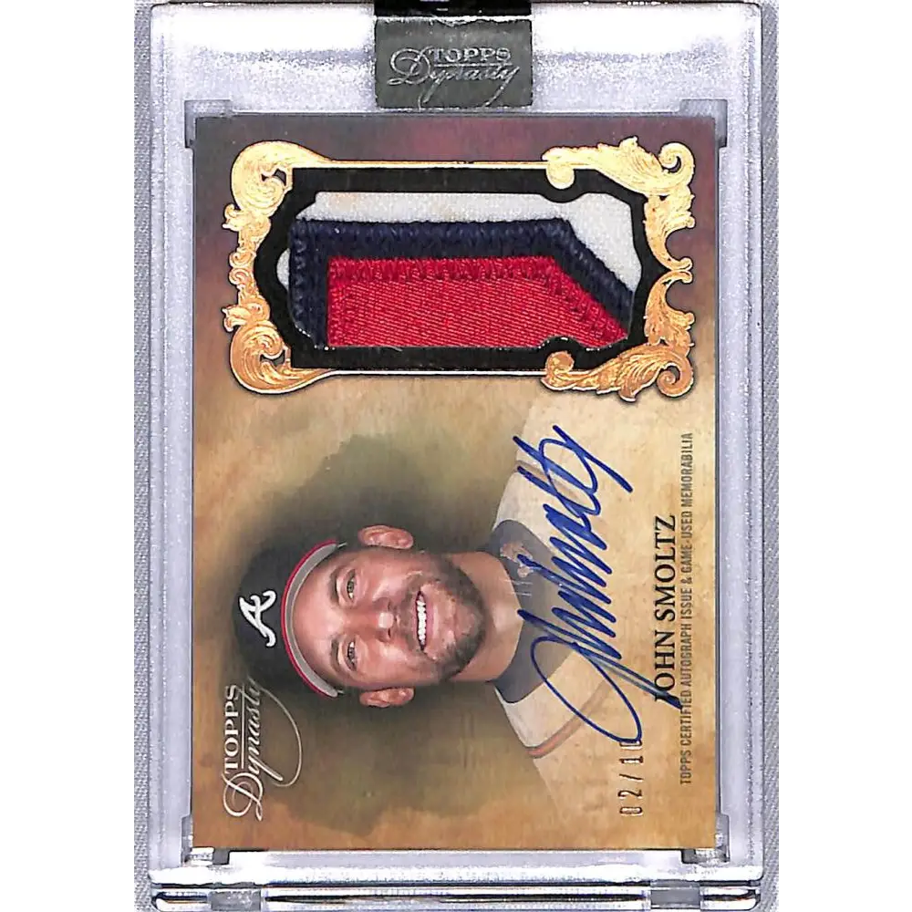 2021 Topps Dynastic #DAP-JS1 John Smoltz NM-MT Auto 02/10 Atlanta Braves