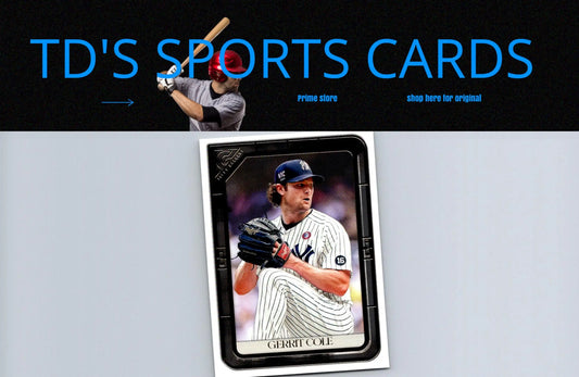 Gerrit Cole baseball card from 2021 Topps Gallery series featuring player image