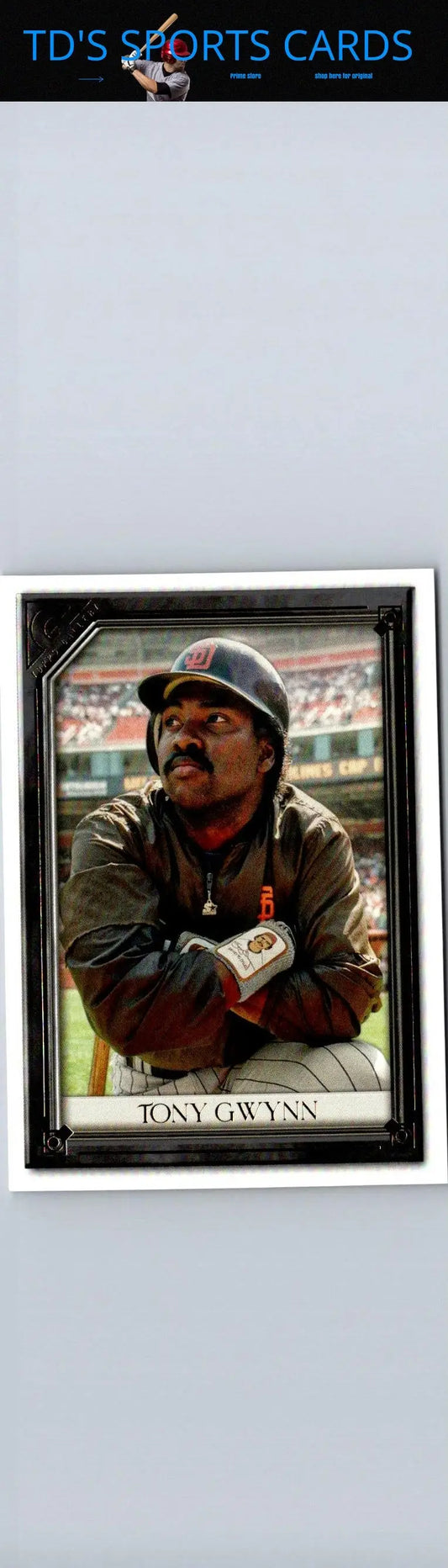 Tony Gwynn baseball card from 2021 Topps Gallery trading cards collection