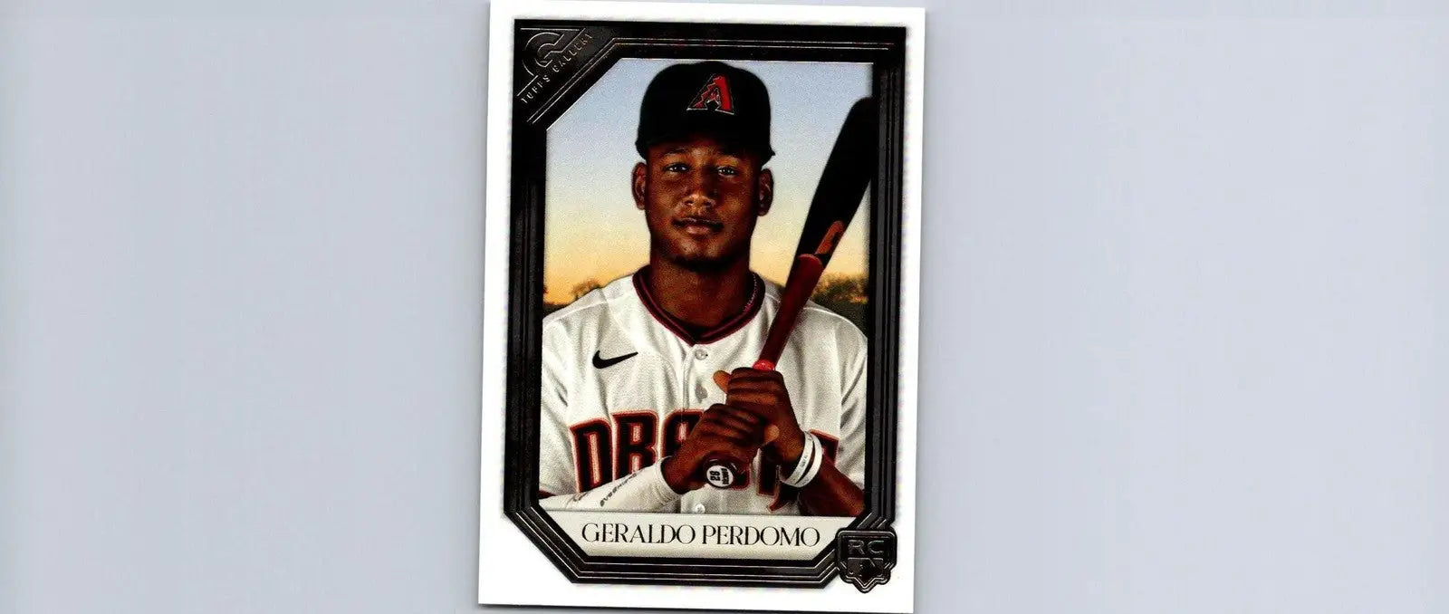 Geraldo Perdomo baseball card from 2021 Topps Gallery featuring Arizona Diamondbacks player