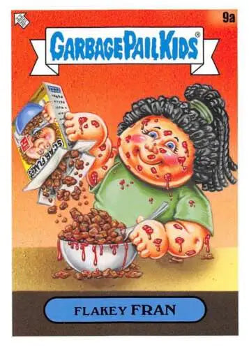 Gross Garbage Pail Kids card from 2021 Topps Garbage Pail with original gloss detail