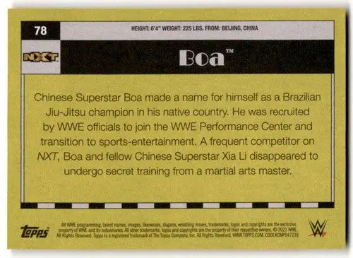 2021 Topps Heritage #78 Boa NM-MT - Trading Cards