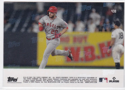 2021 Topps Now #438 Jared Walsh Angels baseball card for collectors and fans