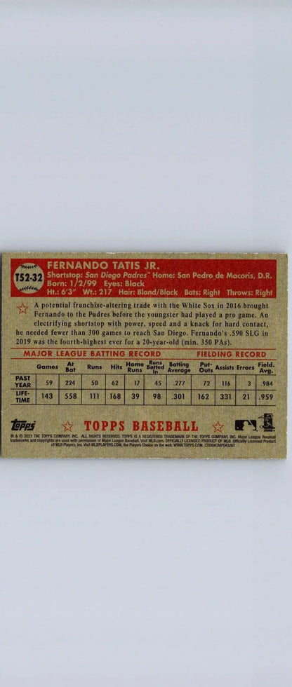 2021 Topps #T52-32 Fernando Tatis Jr. Trading Card from the Topps Redux collection
