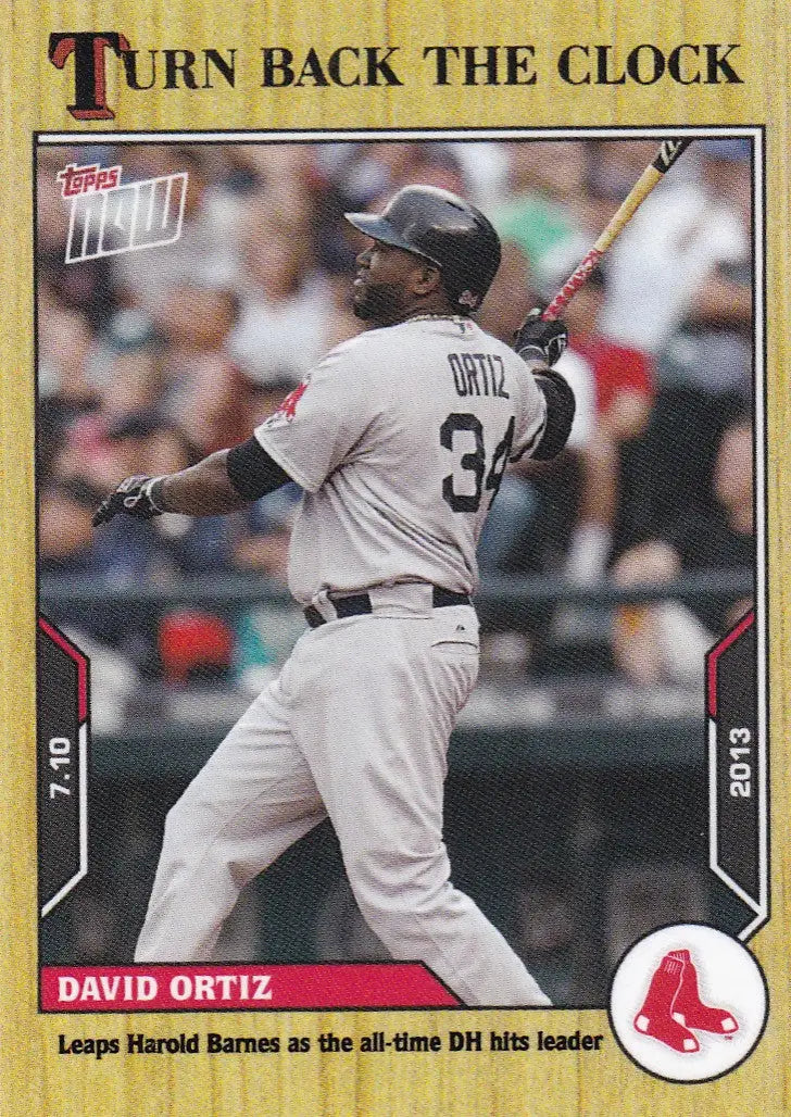 2021 TURN BACK THE CLOCK #101 DAVID ORTIZ- BOSTON RED SOX