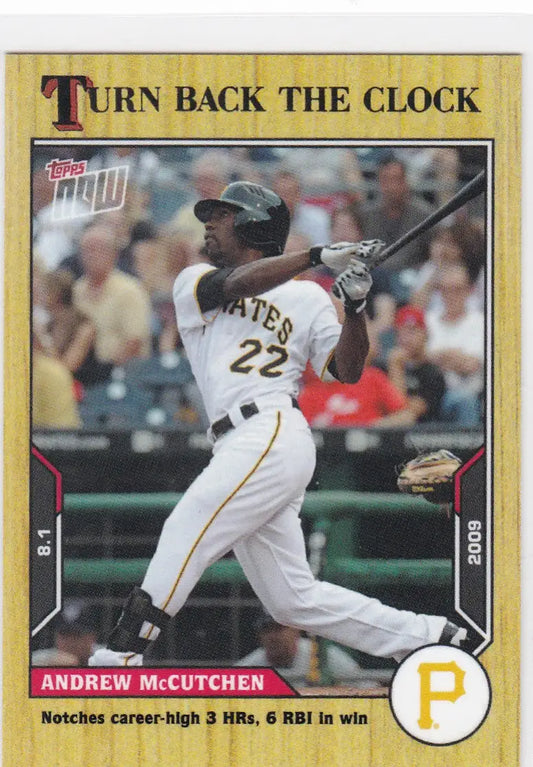 2021 TURN BACK THE CLOCK #123 ANDREW MCCUTCHEN- PITTSBURGH PIRATES