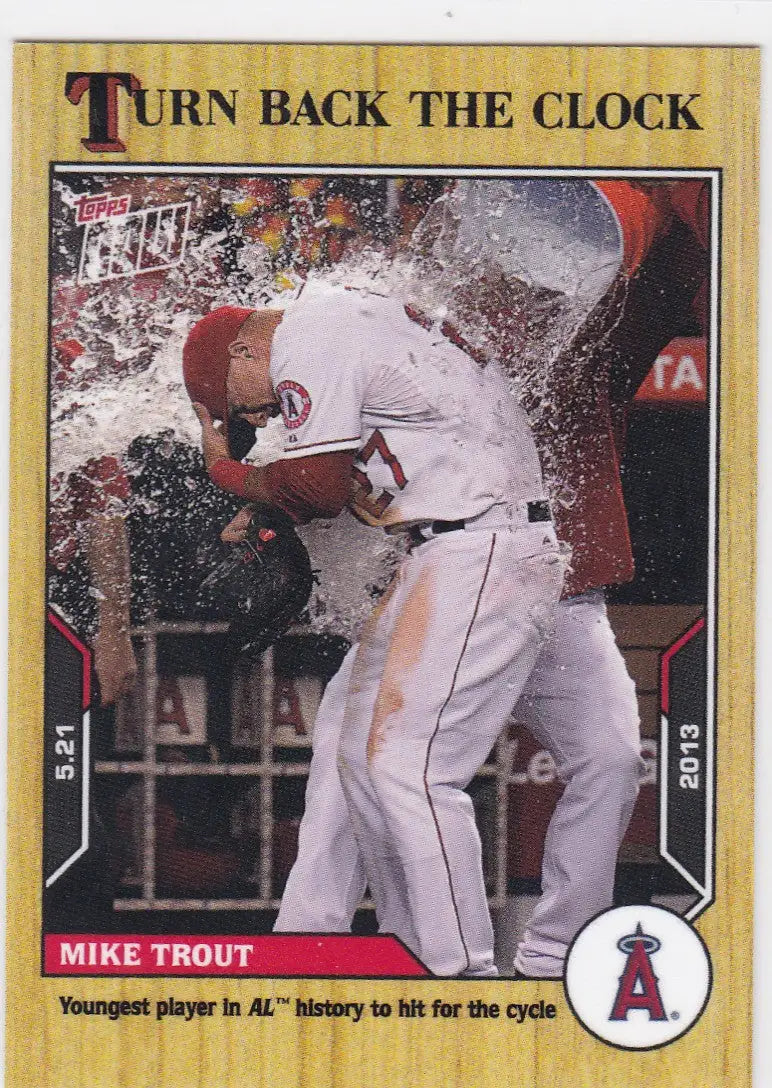 2021 TURN BACK THE CLOCK #51 MIKE TROUT- ANGELS