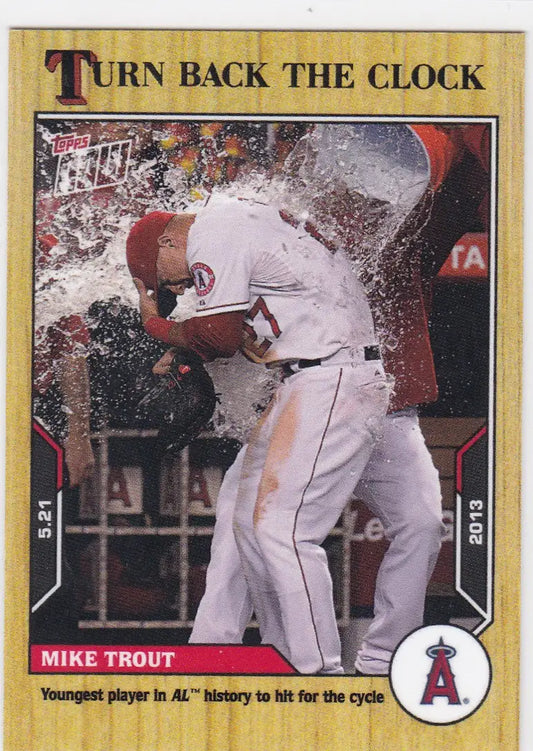 2021 TURN BACK THE CLOCK #51 MIKE TROUT- ANGELS