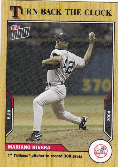 2021 TURN BACK THE CLOCK #58 MARIANO RIVERA- NEW YORK YANKEES