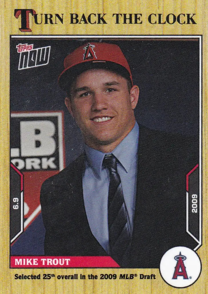 2021 TURN BACK THE CLOCK #70 MIKE TROUT- ANGELS