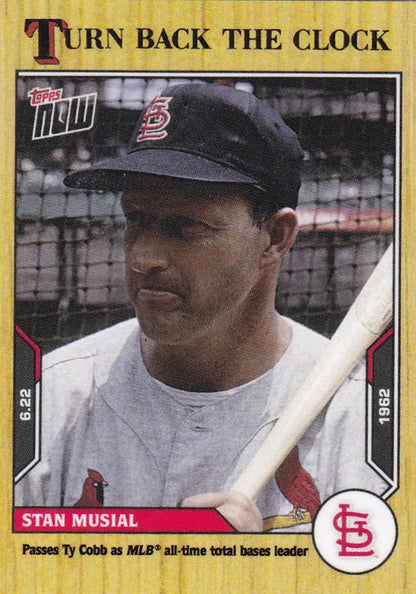 2021 TURN BACK THE CLOCK #83 STAN MUSIAL- ST LOUIS CARDNIALS