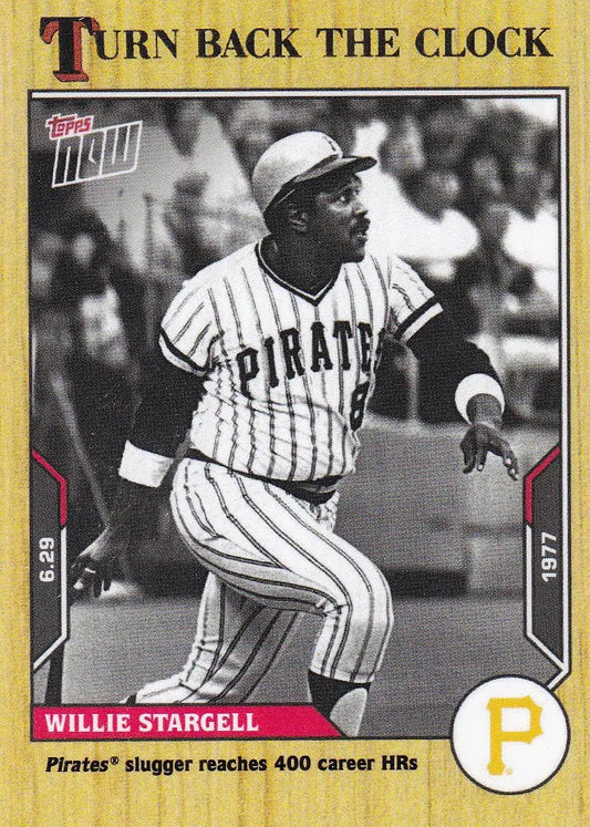 2021 TURN BACK THE CLOCK #90 WILLIE STARGELL- PITTSBURGH PIRATES