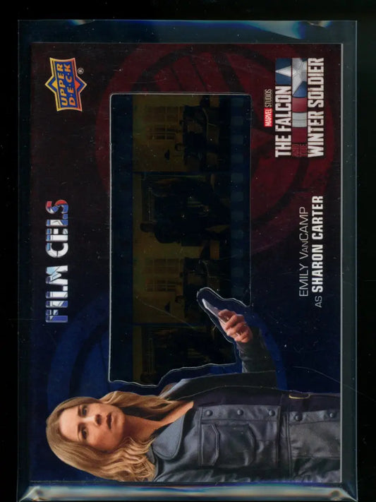 Sharon Carter trading card from 2021 Upper Deck Winter Soldier film collection