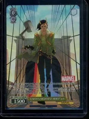 2021 Weiss Schwarz Marvel Loki Earth’s Mightiest Hero #MAR/S113-016 MR