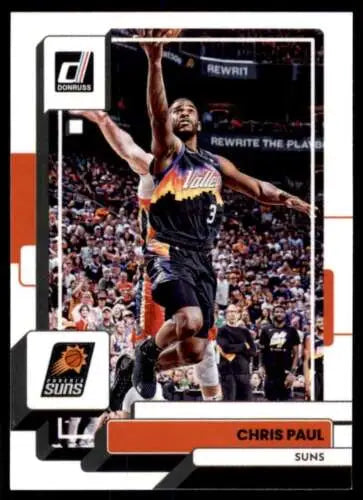 Chris Paul basketball card from 2022-23 Donruss with original gloss by Simply Sandoval