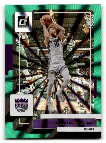 2022-23 Donruss Holo Green Laser #139 Domantas Sabonis NM-MT Sac Kings ID:57892 - Trading Cards