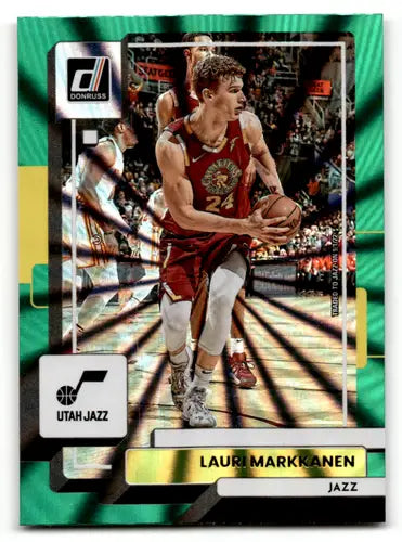 2022-23 Donruss Holo Green Laser #176 Lauri Markkanen NM-MT Jazz ID:57895 - Trading Cards