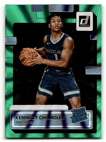 2022-23 Donruss Holo Green Laser #236 Kennedy Chandler NM-MT RC Rookie ID:57899 - Trading Cards