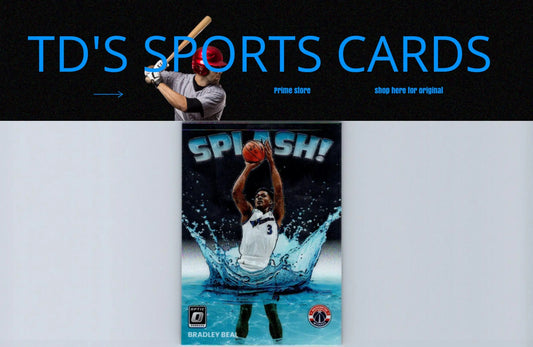Bradley Beal basketball card from 2022-23 Donruss Optic #5 Bradley Beal Splash