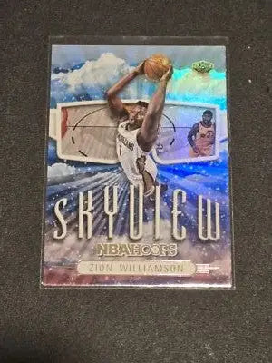 Zion Williamson Skyview basketball card from 2022-23 Hoops Winter collection