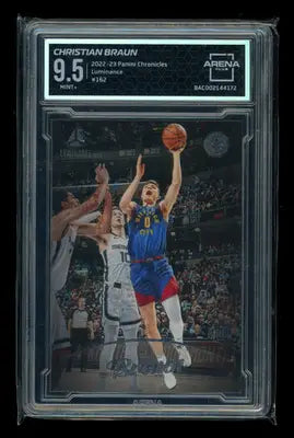 2022-23 Panini Chronicles Luminance Chet Holmgren Christian Braun #No. 1 AC 9.5 - Sports Card
