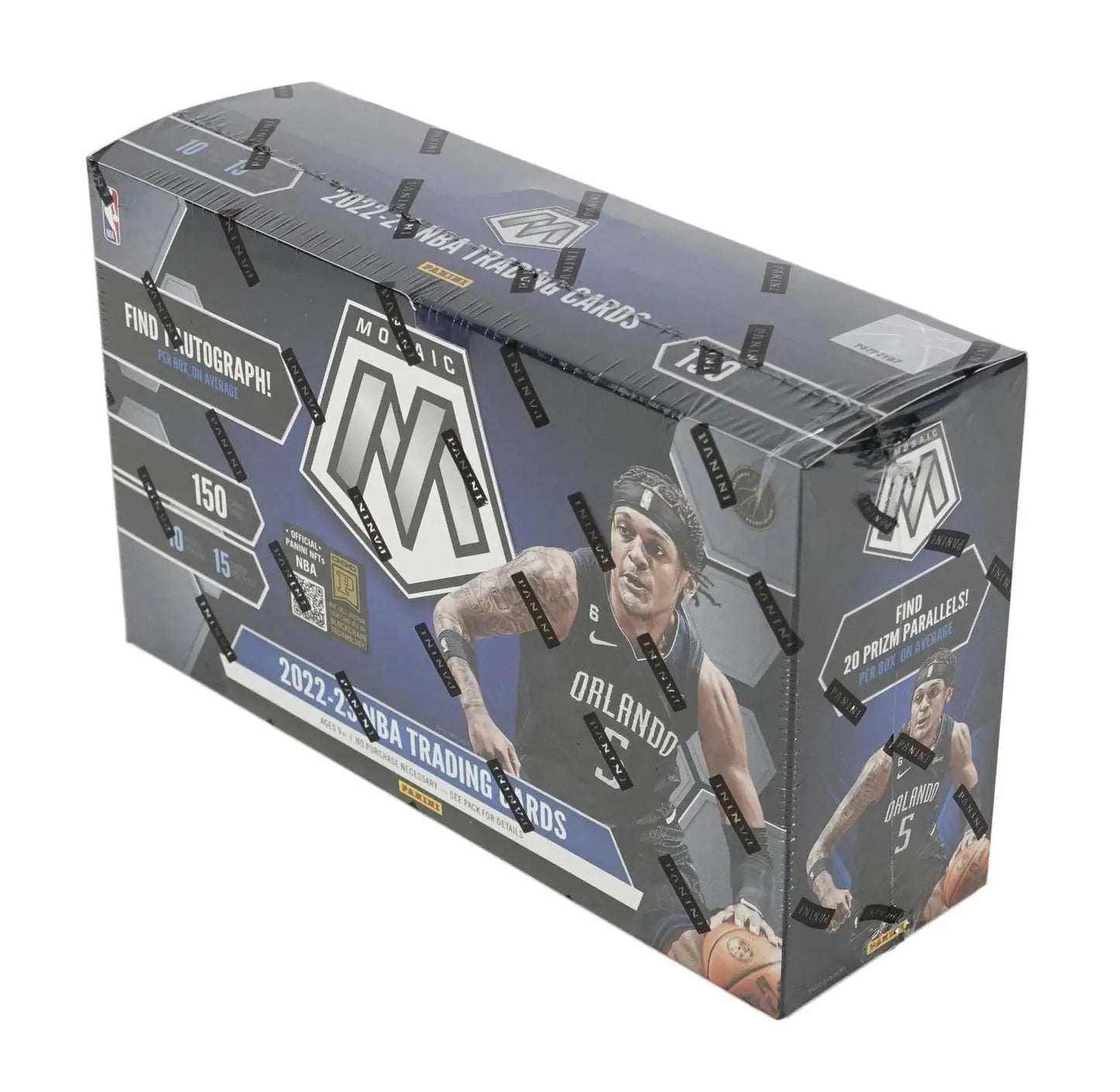 Sealed 2022-23 Panini Mosaic Basketball Hobby Box with rookie autographs and cards