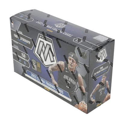 Sealed 2022-23 Panini Mosaic Basketball Hobby Box with rookie autographs and cards
