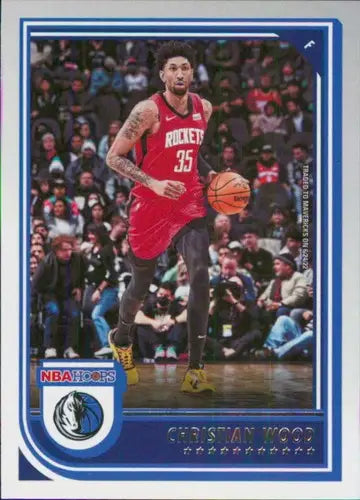 Christian Wood NBA Hoops basketball card from Panini NBA Hoops 2022-23 series