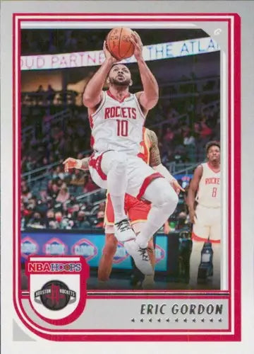 Original gloss Panini NBA Hoops basketball card featuring Eric Gordon Rockets ID 51950