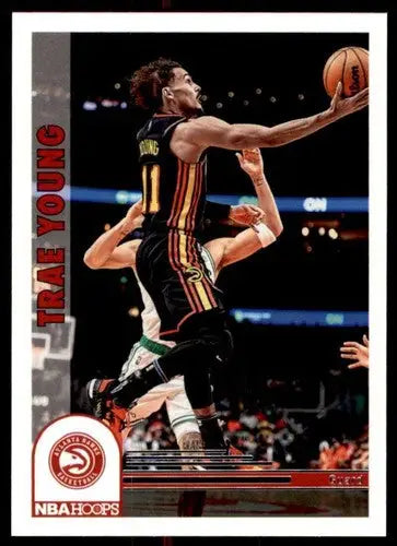 Trae Young basketball card from Panini NBA Hoops 2022-23 original gloss series