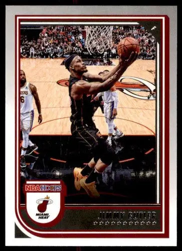 Jimmy Butler basketball card from Panini NBA Hoops 2022-23 series with original gloss