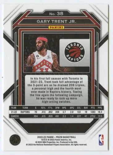 2022-23 Panini Prizm #38 Gary Trent NM-MT Raptors ID:55464 - Trading Cards