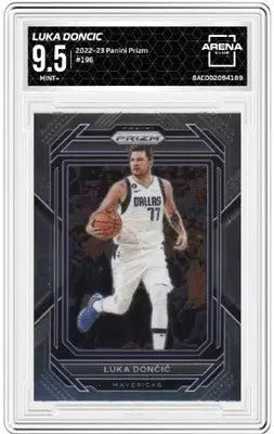 Graded Luka Dončić Panini Prizm Luka basketball card from Arena Club series
