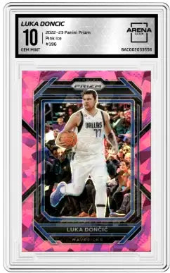 Graded Luka Dončić basketball card from 2022 Panini Prizm Luka collection